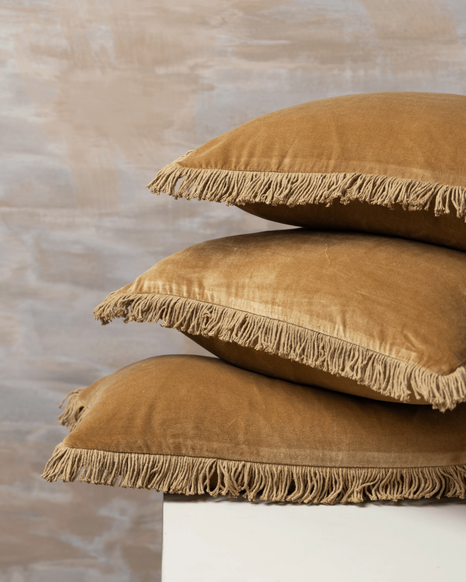Velvet Cushion | Nutmeg