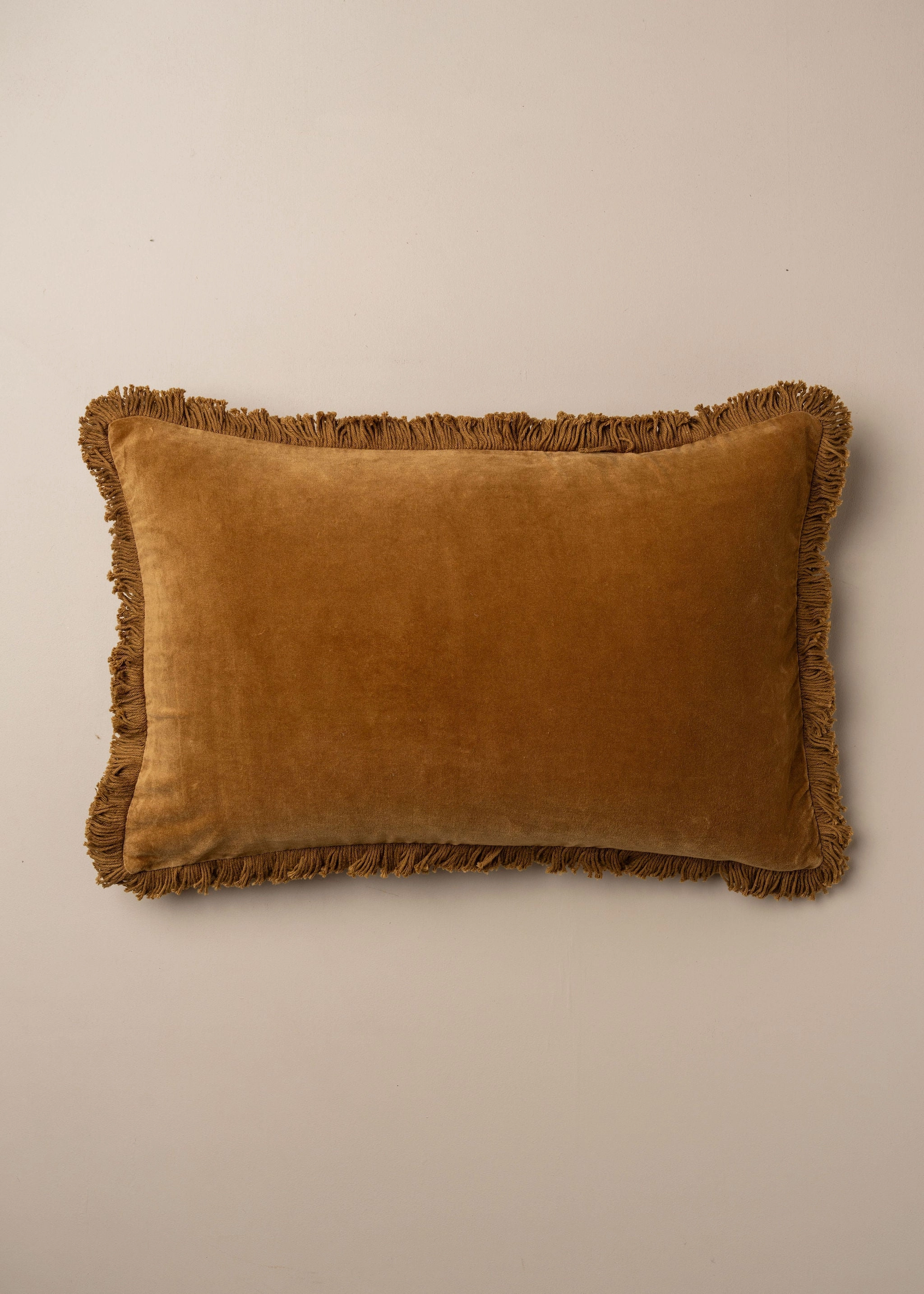 Velvet Cushion | Nutmeg