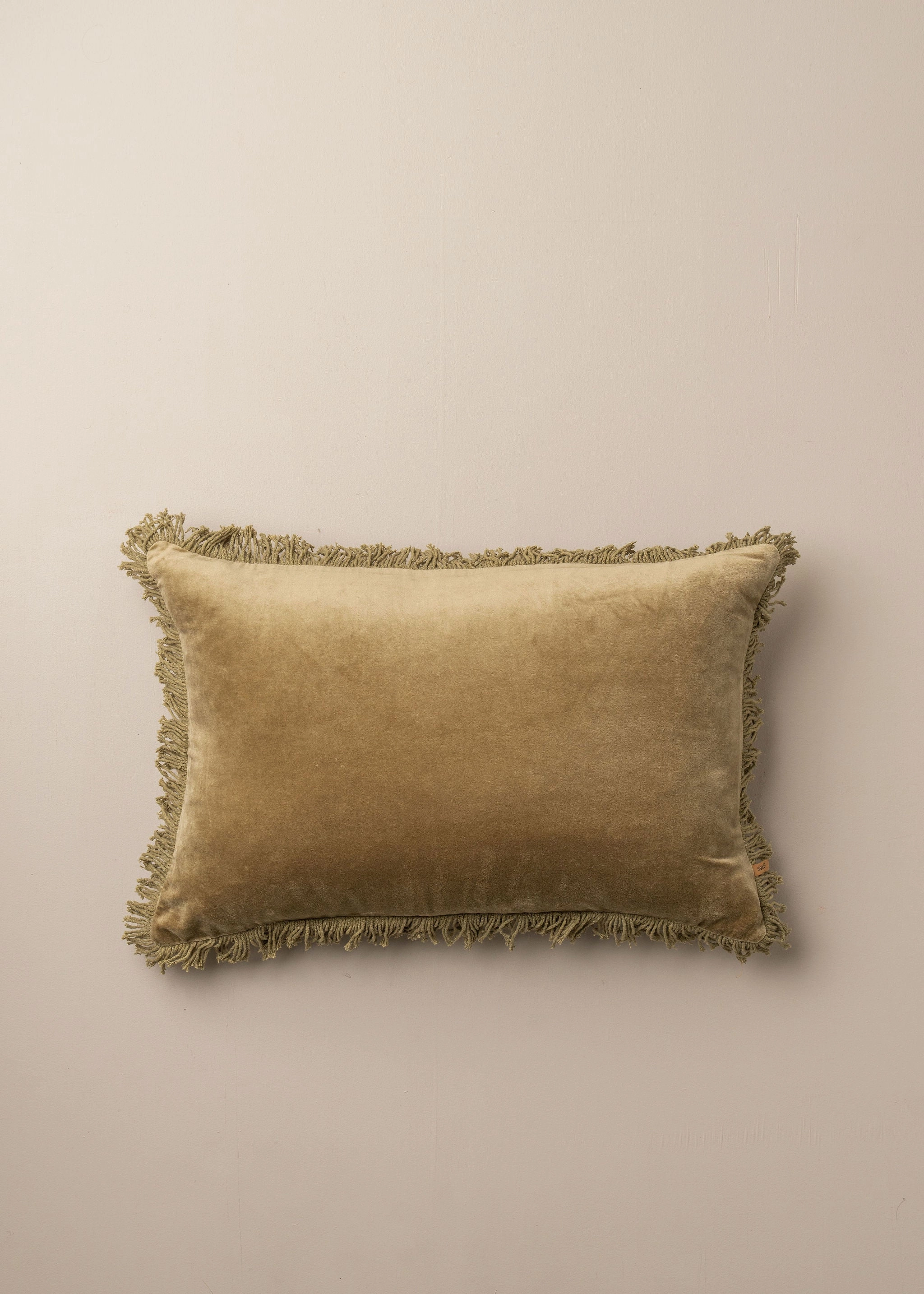 Velvet Cushion | Olive