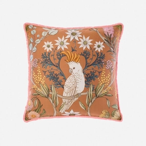 Victoria Apricot European Pillowcase by Linen House