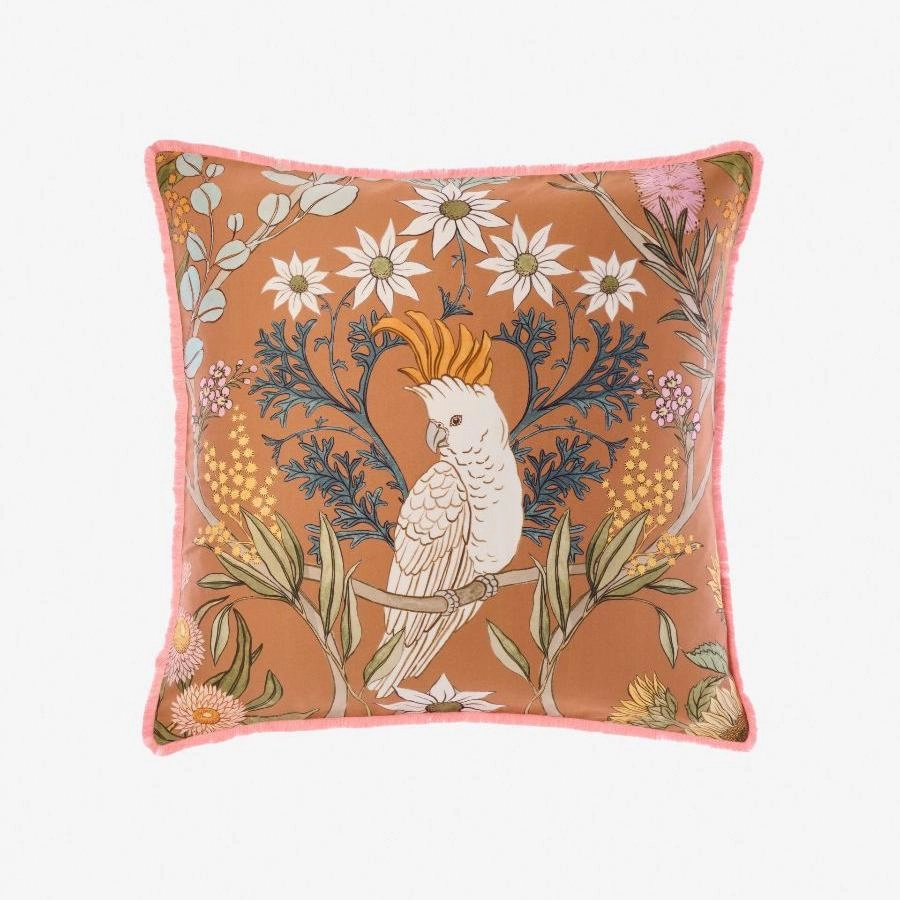 Victoria Apricot European Pillowcase by Linen House