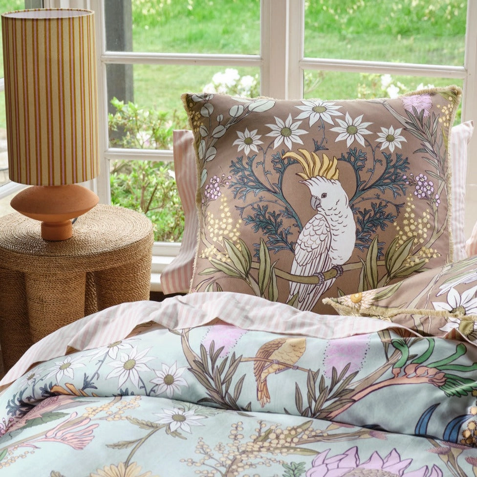 Victoria Mist European Pillowcase by Linen House