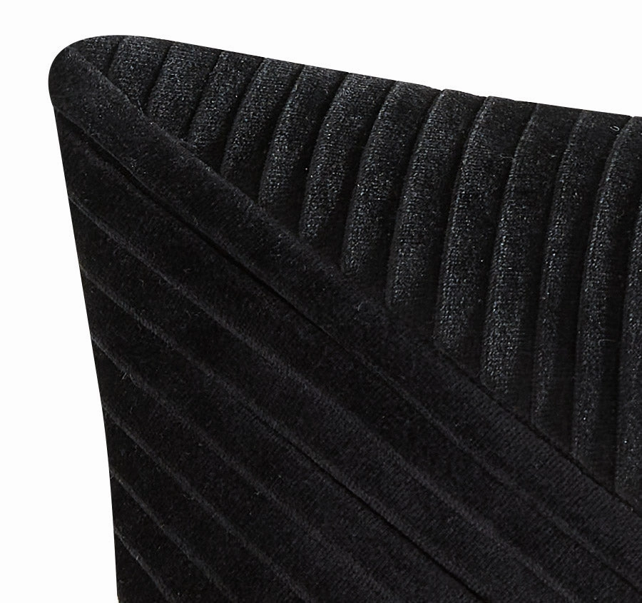 Vienna 30x60cm Filled Cushion Black