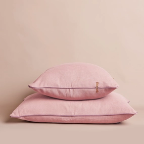 Vintage Wash Cushion | Guava w Piping
