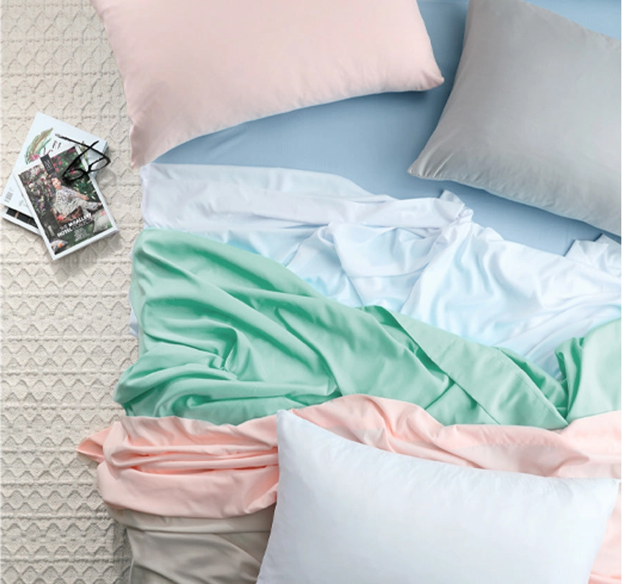 Vintage Washed Soft Microfibre Sheet Set Range Blush
