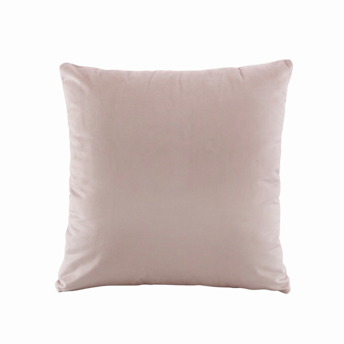 Vivid Blush Coordinates Velvet Square Cushion by Bianca