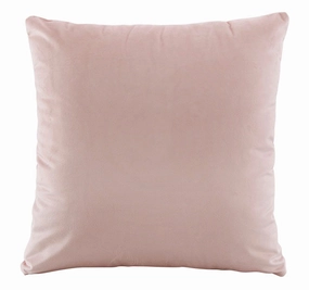 Vivid Coordinates Velvet 43x43cm Filled Cushion Blush