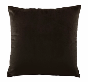 Vivid Coordinates Velvet 43x43cm Filled Cushion Chocolate
