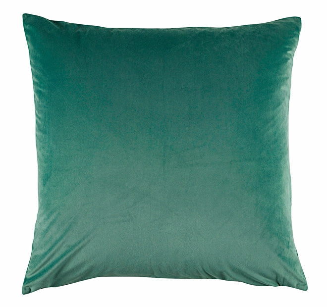 Vivid Coordinates Velvet 43x43cm Filled Cushion Sage