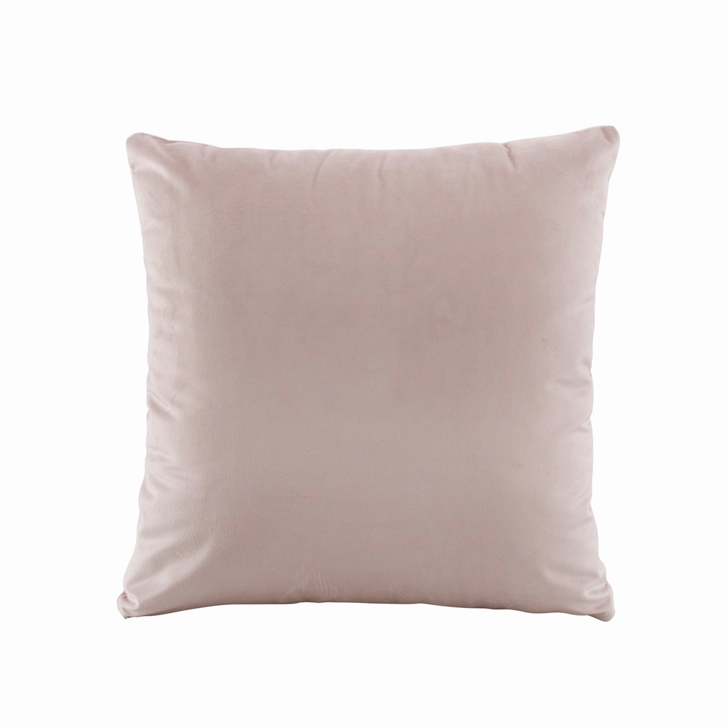 Vivid Coordinates Velvet Square Cushion Blush
