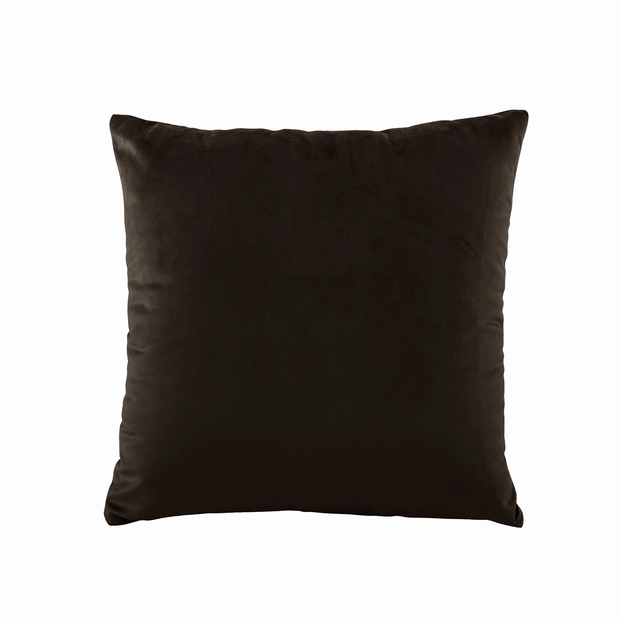 Vivid Coordinates Velvet Square Cushion Chocolate