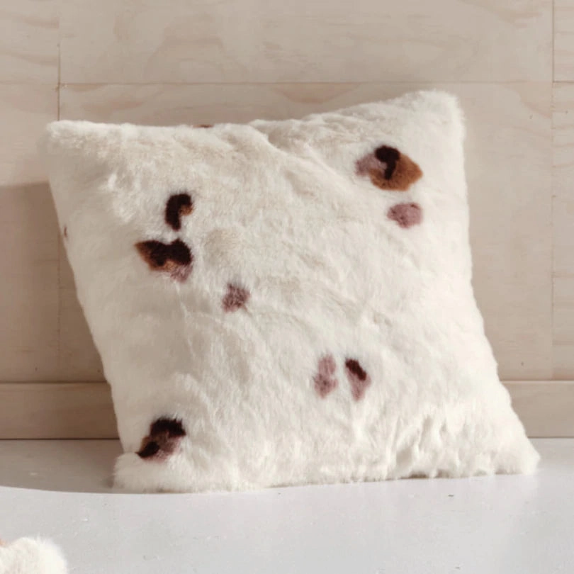 Weston Vanilla Square filled Cushion 50 x 50cm by Linen House