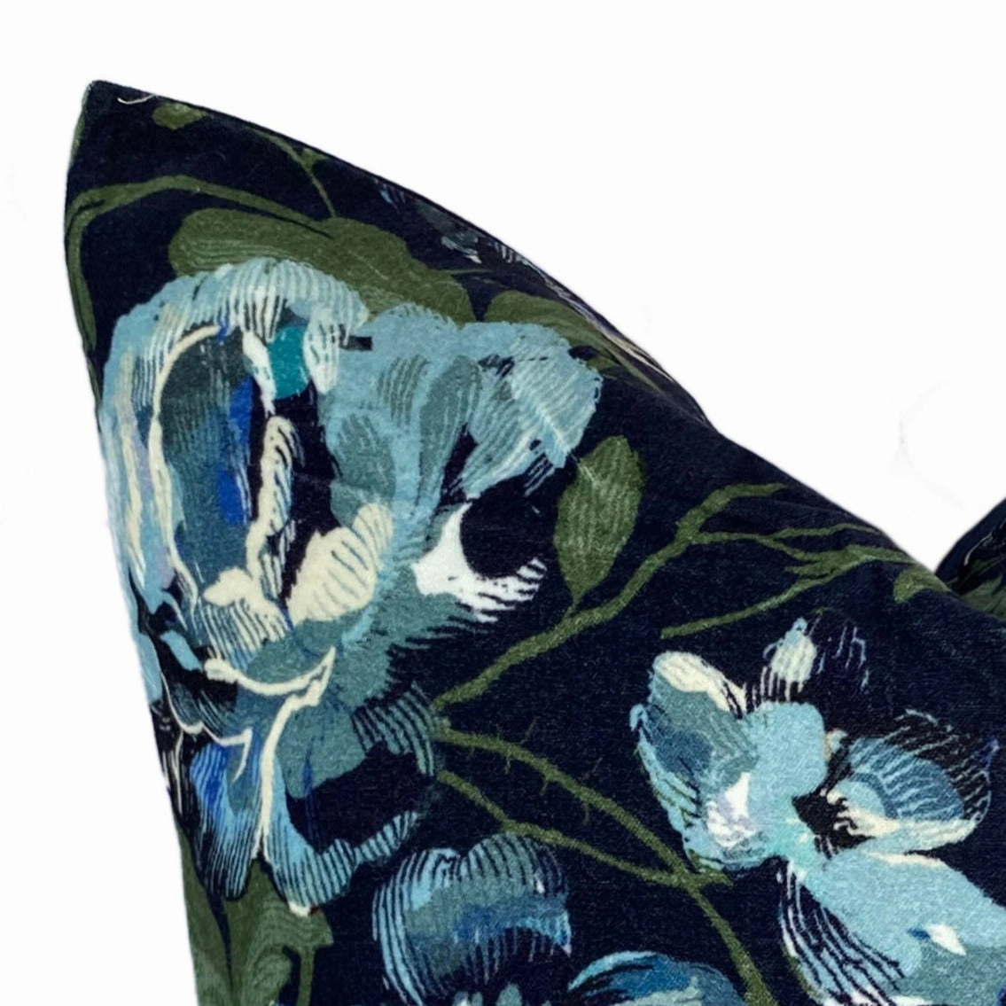 Wilhemina Navy Square Filled Cushion 50 x 50cm by Zaab