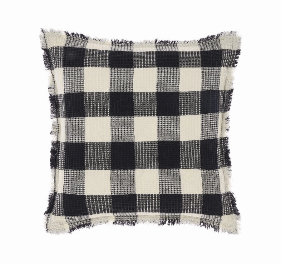 Wren 45x45cm Filled Cushion Black