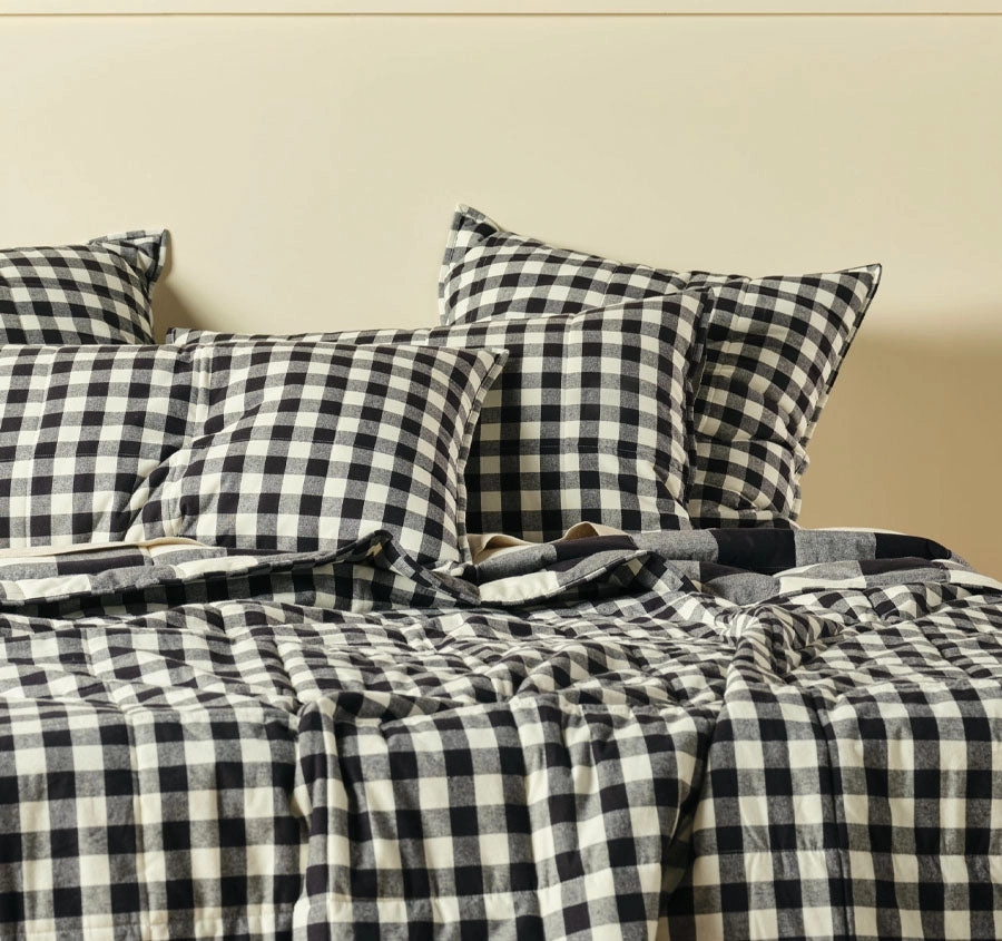 Wren Standard Pillowsham Pair Black