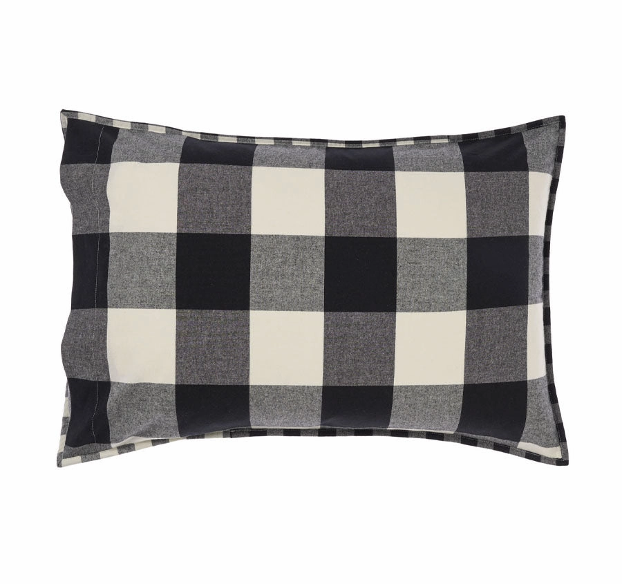Wren Standard Pillowsham Pair Black