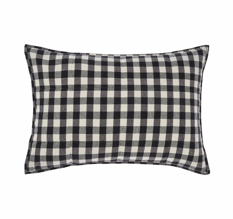 Wren Standard Pillowsham Pair Black