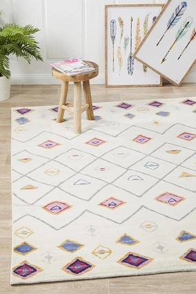 Zanzibar 763 Rug (White) by Rug Culture