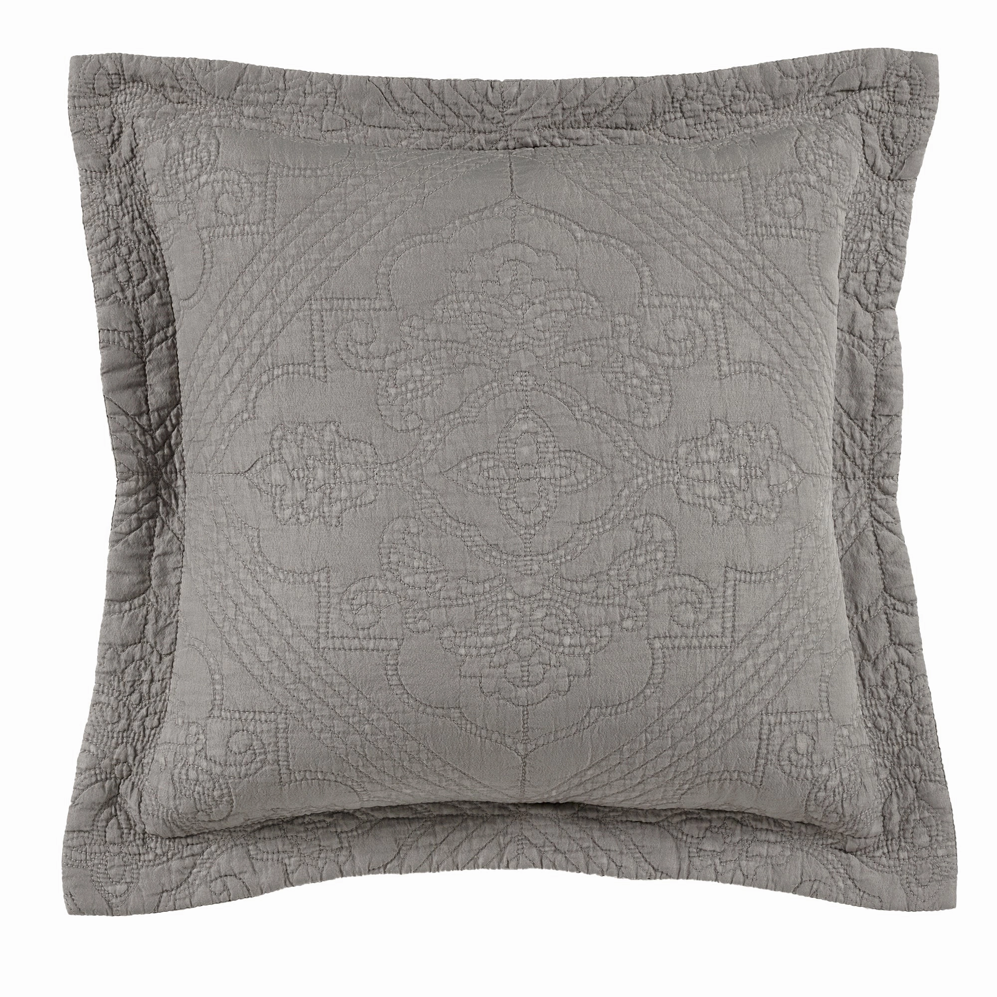 Zaria Square Cushion Stone